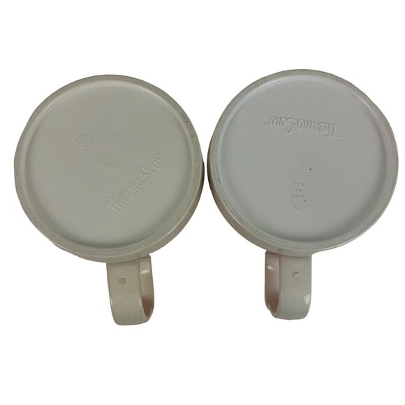 Vintage Cincinnati Reds Baseball Thermo-Serv Insulated Set of 2 Coffee Mugs - Picture 8 of 11